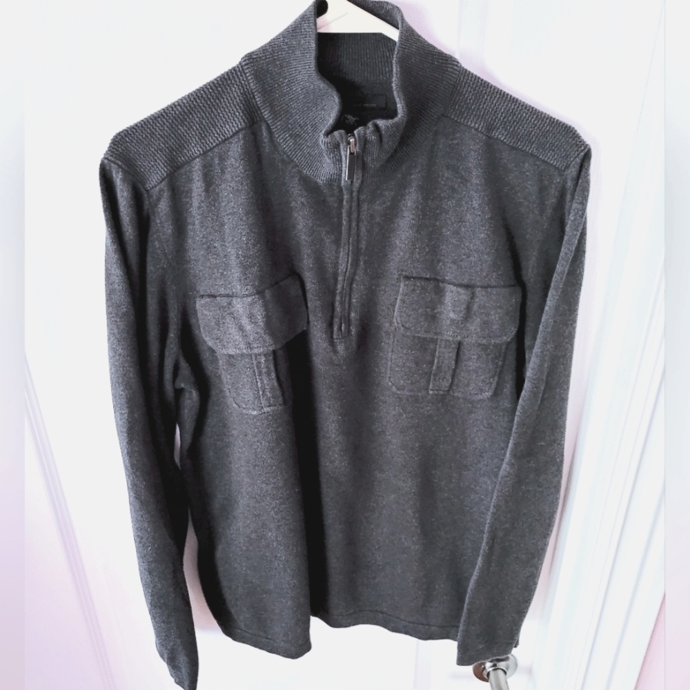 Kenneth Cole New York Men's Sweater Gray XL